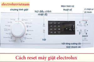 cách reset máy giặt electrolux