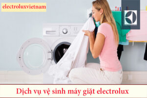 dịch vụ vệ sinh máy giặt electrolux