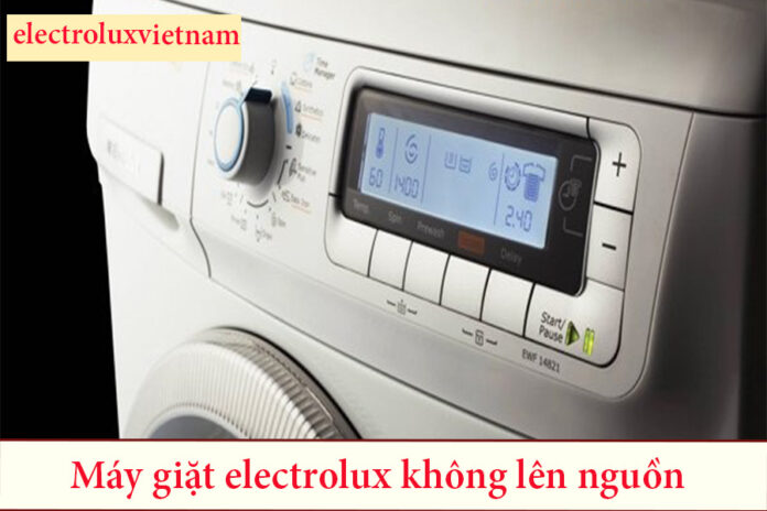 máy giặt electrolux không lên nguồn